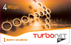 Turbonet DSL card 4 MB 1 Month