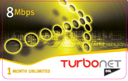Turbonet DSL card 8 MB 1 Month