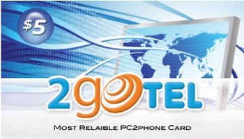 2Gotel Pc2phone 5$ Card