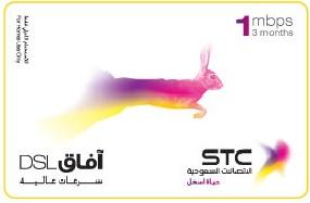 SaudiNet DSL_1MB Card 3 Months