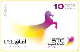 SaudiNet DSL_10MB Card 3 Months