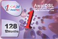 Awalnet DSL_128 k Card 1 year
