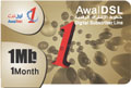 Awalnet DSL_1 MB Card 1 Month