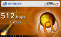 SPSNet DSL_512 k 1 week