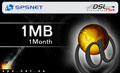 SPSNet DSL_1 MB for 1 month