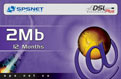 SPSNet DSL_2 MB for 1 year