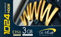 Shabakah.Net DSL 1MB Limited 3GB 1 Year