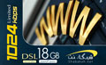بطاقة Shabakah.Net DSL 1MB محدود 18جيجا لمدة سنة