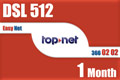 TopNet DSL 512K for 1Month